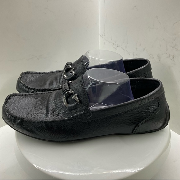 Guess McKinley black men’s driving shoes size 10 - Picture 6 of 11